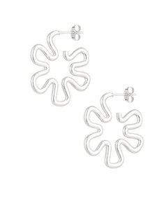 Ohrringe Hippie Flower I Silber