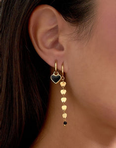 Ohrringe Lover I Gold & Black