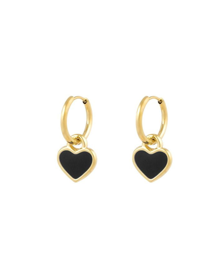 Ohrringe Lover I Gold & Black