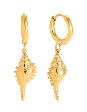Laden Sie das Bild in den Galerie-Viewer, Ohrringe Ocean Conch I Gold

