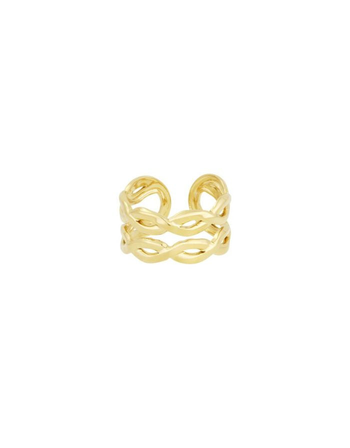 Ring Layered Twists I Gold