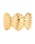 Ring Three Shells I Gold