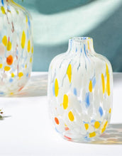 Laden Sie das Bild in den Galerie-Viewer, Vase Glas Speckled Multicoloured I Small
