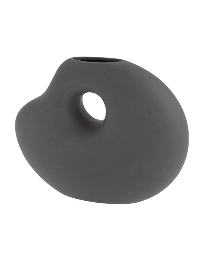 Vase Lunden I Dark Grey