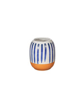 Laden Sie das Bild in den Galerie-Viewer, Vase Paros Stripe Blue I Small
