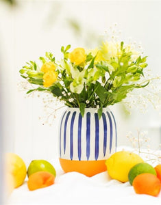 Vase Paros Stripe Blue I Small