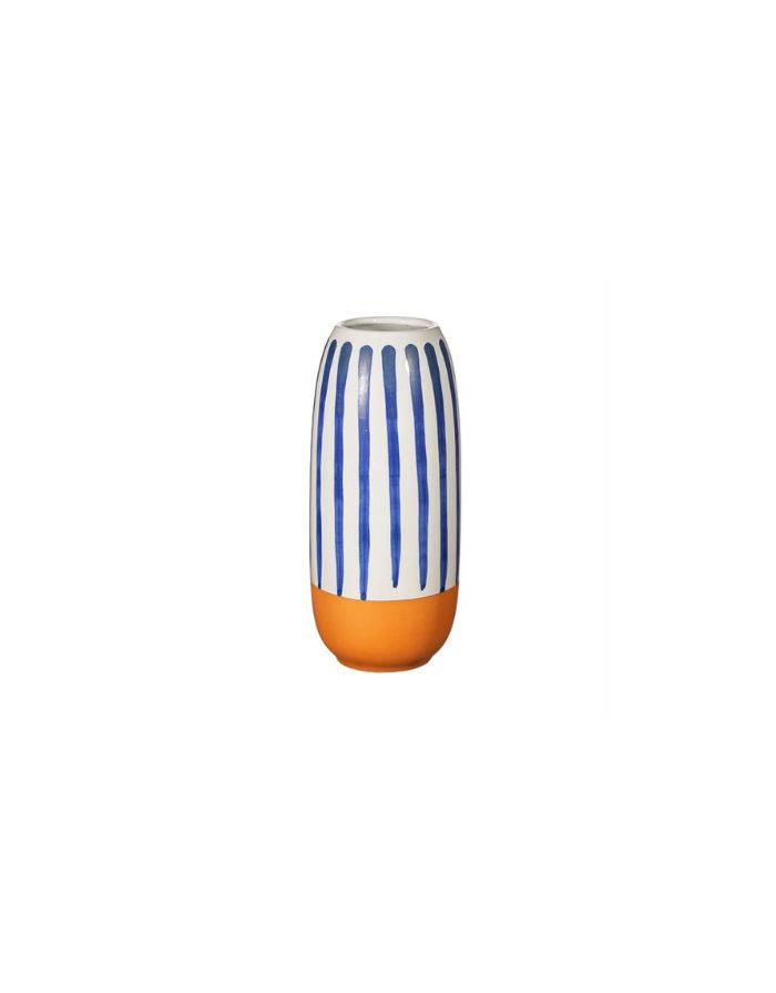 Vase Paros Stripe Blue I Tall