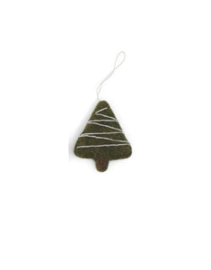 Anhänger Tannenbaum mit Perlen
