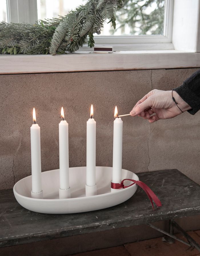 Kerzenhalter Gröndal I White