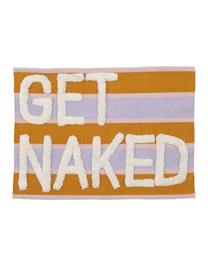 Badematte NAKED I Orange/Lila