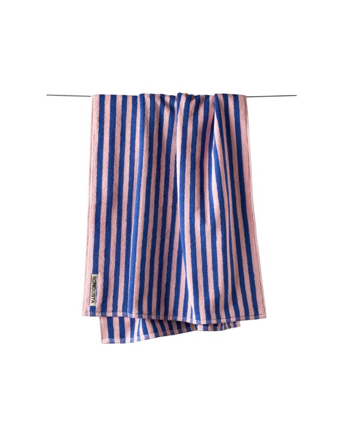 Badehandtuch 70x140cm I Dazzling Blue/Rose