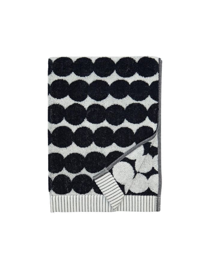 Handtuch Räsymatto 50x70cm I Schwarz/Weiß
