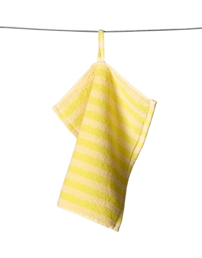 Waschlappen Naram I Pristine & Neon Yellow