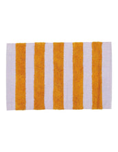 Laden Sie das Bild in den Galerie-Viewer, Teppich Biobaumwolle Sugar 60x90 I Lila/Orange
