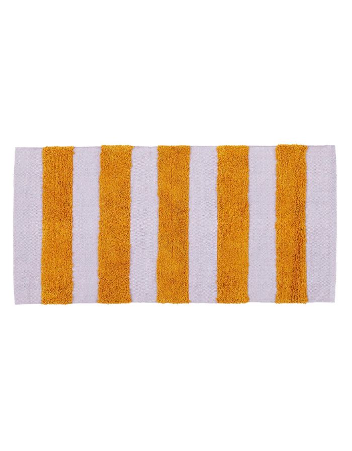 Teppich Biobaumwolle Sugar 70x140 I Lila/Orange