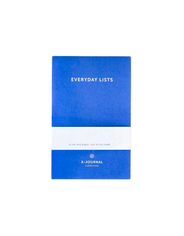 Notizblock Everyday Lists I Blue