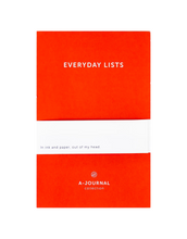 Laden Sie das Bild in den Galerie-Viewer, Notizblock Everyday Lists I Red
