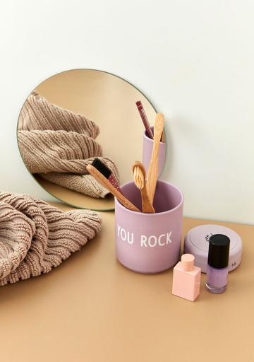Porzellan Becher Favourite Cup I You Rock Lavendel