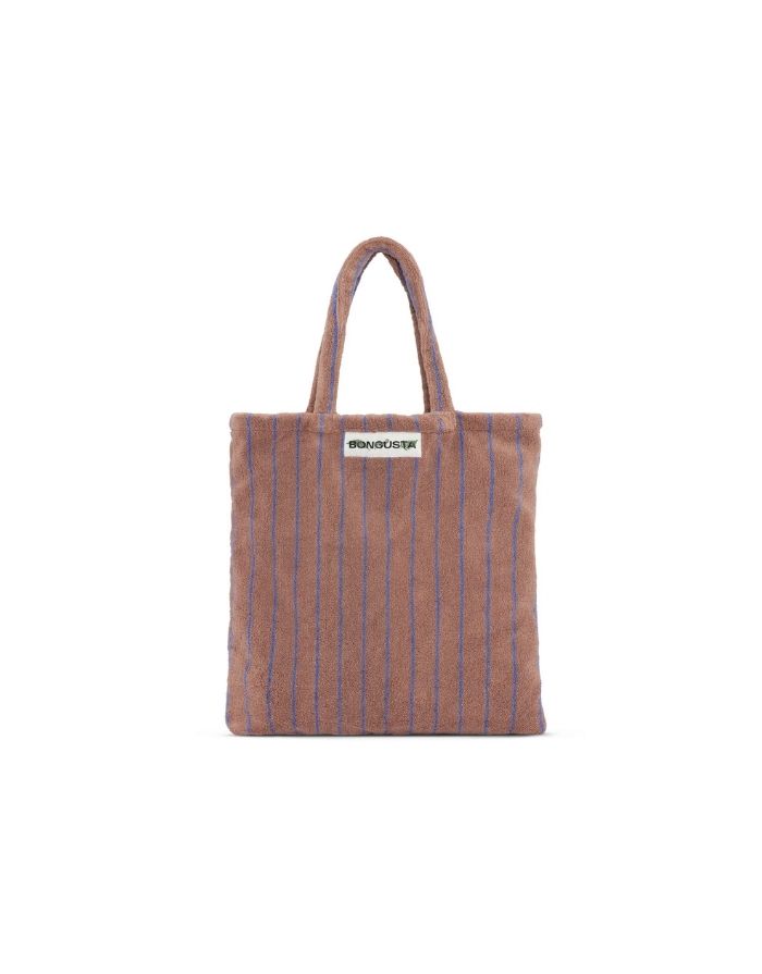 Beutel Frottee I Camel/Ultramarin