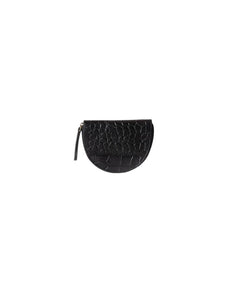 Portemonnaie Coin Purse  Laura I Black Croco