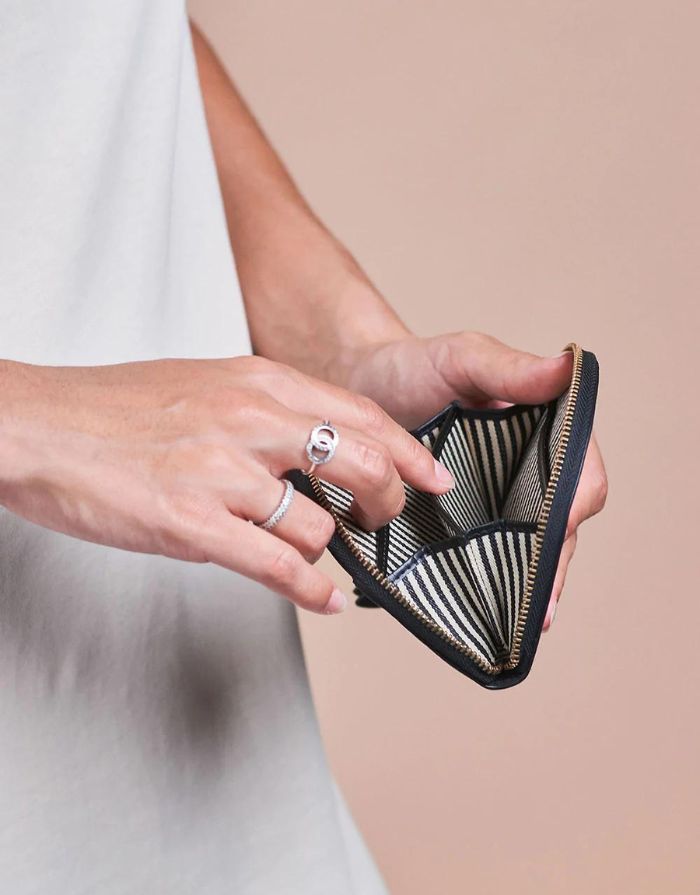 Portemonnaie Coin Purse  Laura I Black Croco