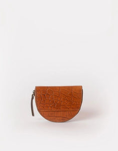 Portemonnaie Coin Purse Laura I Cognac Croco