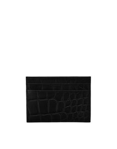 Portemonnaie Mark's Cardcase I Black Croco Classic