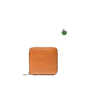 Laden Sie das Bild in den Galerie-Viewer, Portemonnaie Sonny Square I Cognac Apple Leather
