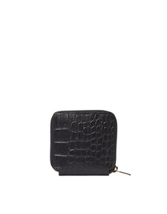 Portemonnaie Sonny Square I Black Croco