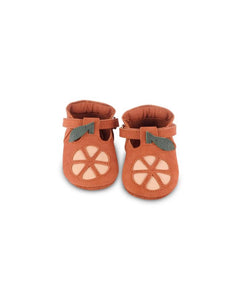 Babyschuh Nanoe Leder I Grapefruit