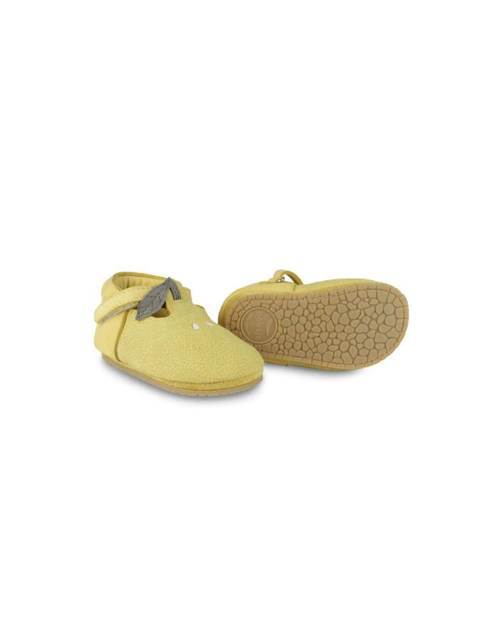Babyschuh Nanoe Leder I Lemon
