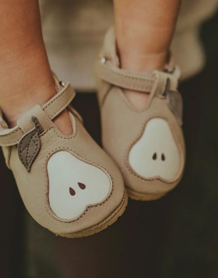 Babyschuh Nanoe Leder I Pear
