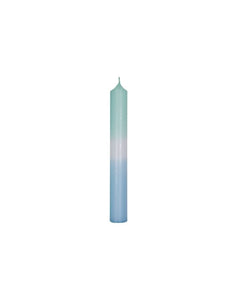 Kerze Dip Dye I Mint/Blau
