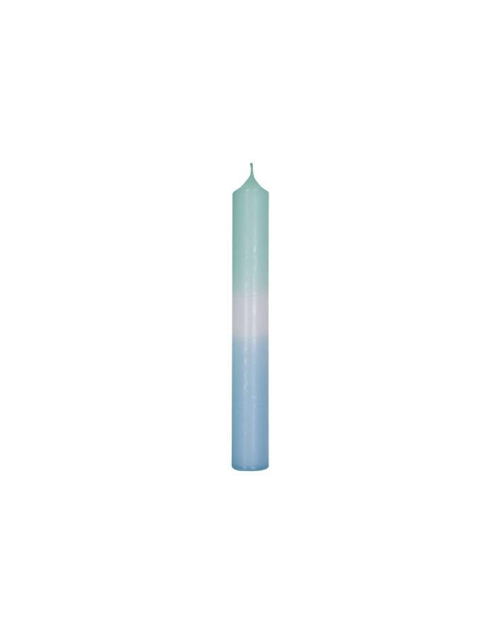 Kerze Dip Dye I Mint/Blau
