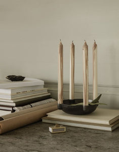 Kerzen Duo 2er Set I Beige
