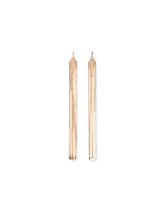 Kerzen Duo 2er Set I Beige