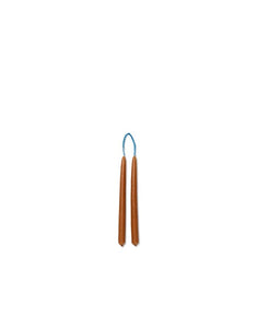 Kerzen 8er-Set Dipped I Rust