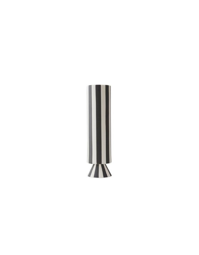 Vase Toppu I Black/White