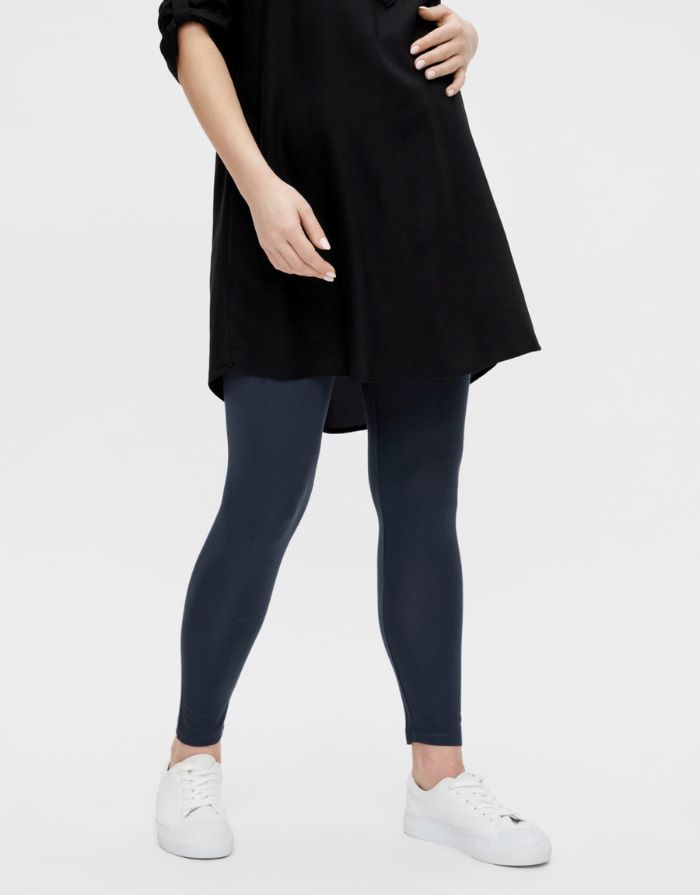Umstandsleggings Dicte 2er-Set I Blueberry