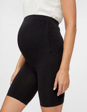 Laden Sie das Bild in den Galerie-Viewer, Umstandsleggings Shorts Jeanne I Schwarz
