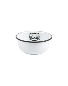 Futternapf Katze Emaille