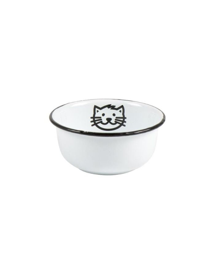 Futternapf Katze Emaille