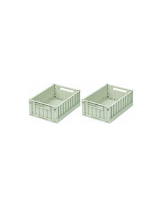 Klappkiste Weston 2er-Set S I Dusty Mint