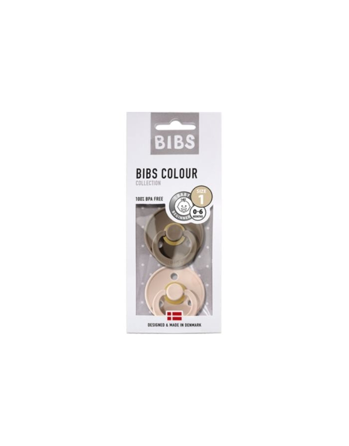 Schnuller Colour 2er-Set I Blush & Dark Oak