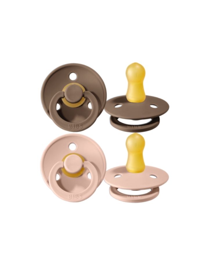 Schnuller Colour 2er-Set I Blush & Dark Oak