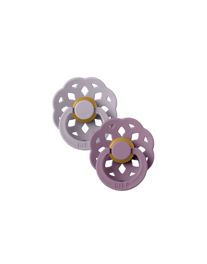 Schnuller Boheme 2er-Set I Fossil Grey & Mauve