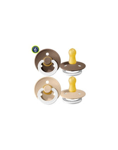 Schnuller Colour Night 2er-Set I Dark Oak & Vanilla