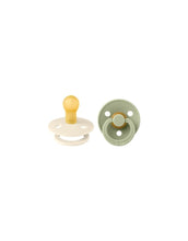 Laden Sie das Bild in den Galerie-Viewer, Schnuller Colour 2er-Set I Sage &amp; Ivory
