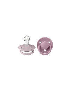 Schnuller De Lux Silikon 2er-Set 0-36M I Dusky Lilac & Heather