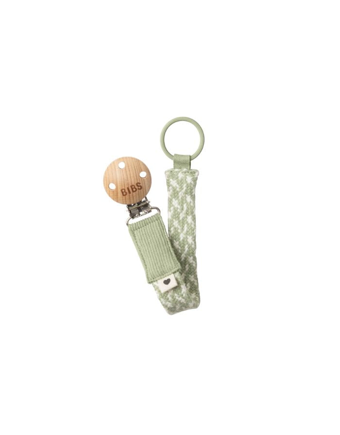 Schnullerkette I Sage/Ivory